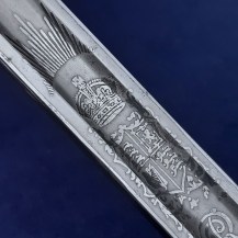 British 1892 Pattern Royal Army Medical Corps Officers Sword of Lt Col Richard George Hanley 35